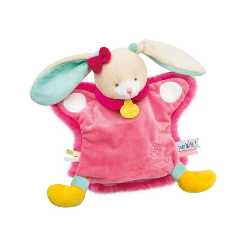  tropicool handpuppet pink rabbit 